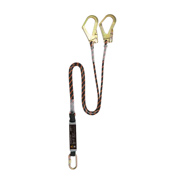 Assorbitore di energia con cordino elastico