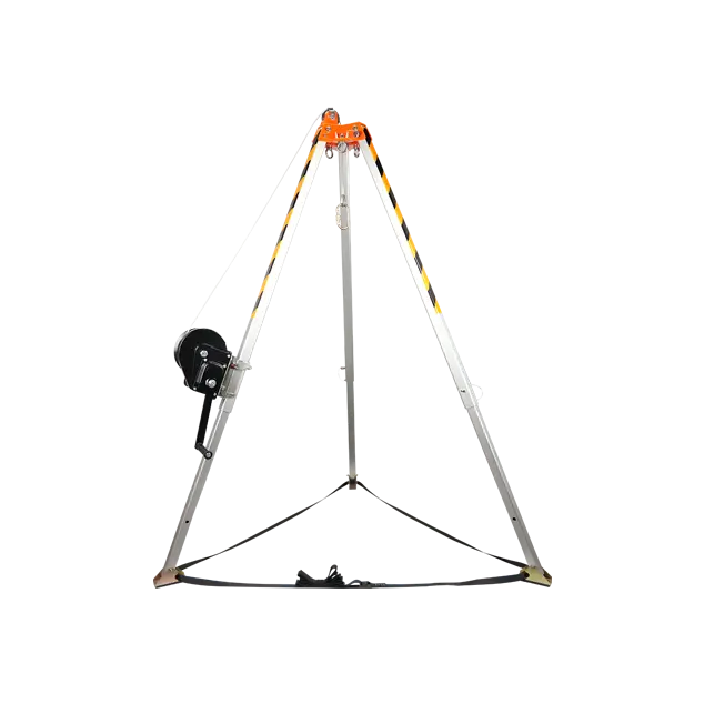 Treppiede di salvataggio con verricello